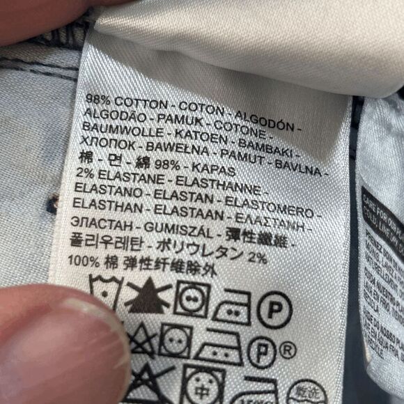 Levis Womens Classic Bermuda Shorts Denim Stretch Blue W29 30" Waist - Picture 6 of 7